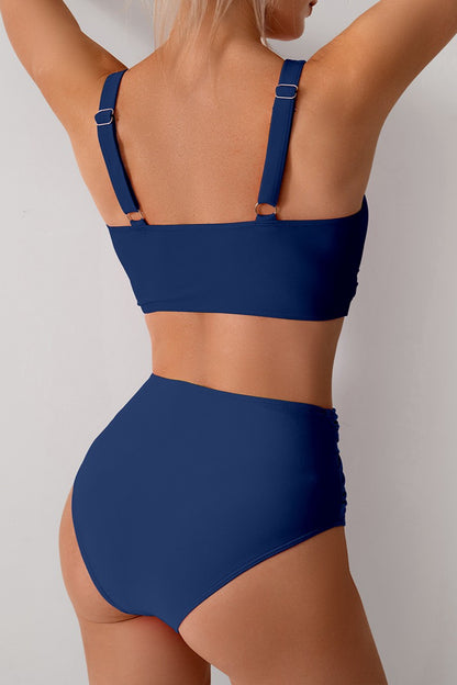 New two-piece bikini high waist swimsuit set